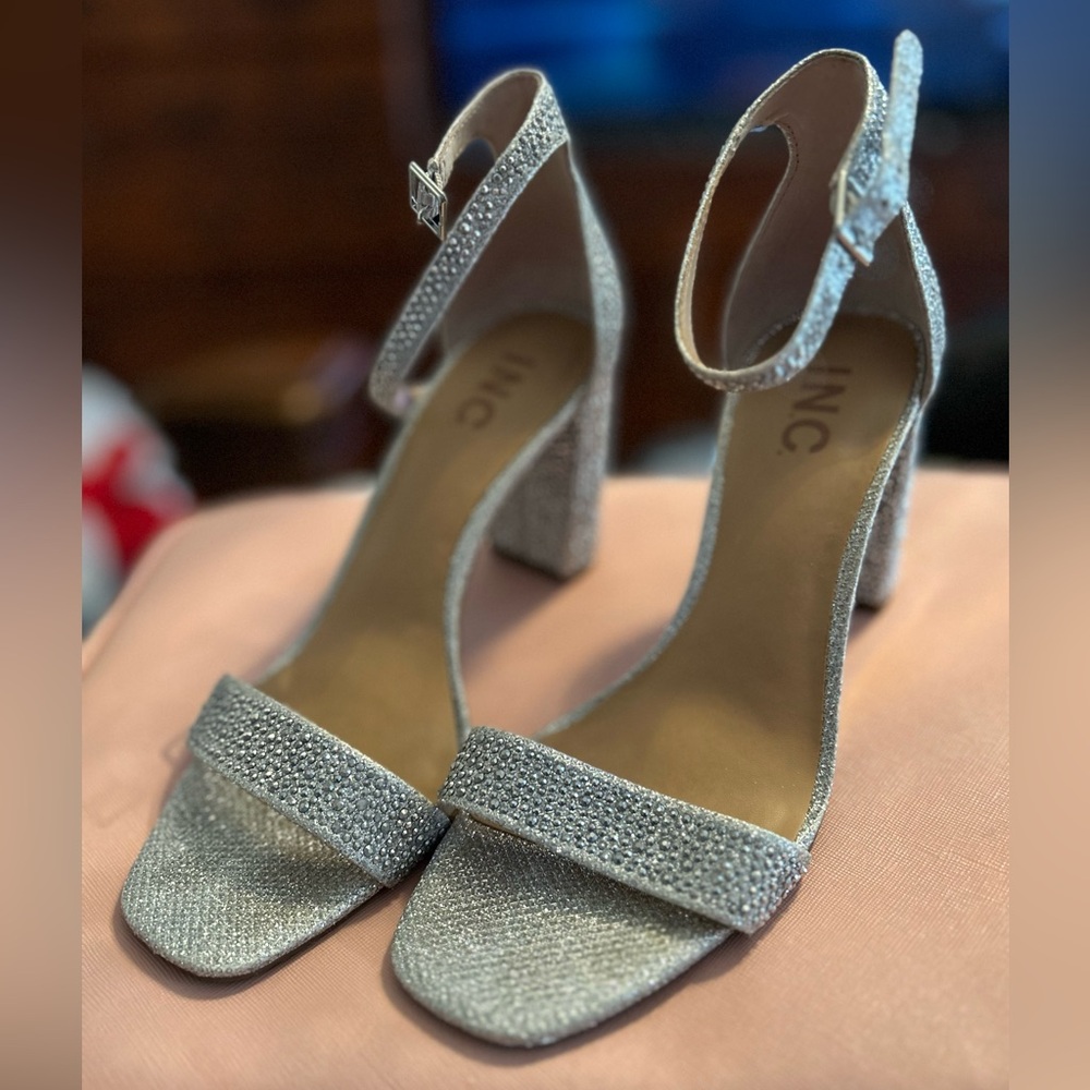 I.N.C Lexini Rhinestone Bling Heels Size:7